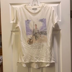 Official Star Wars ladies shirt - Rey and BB8